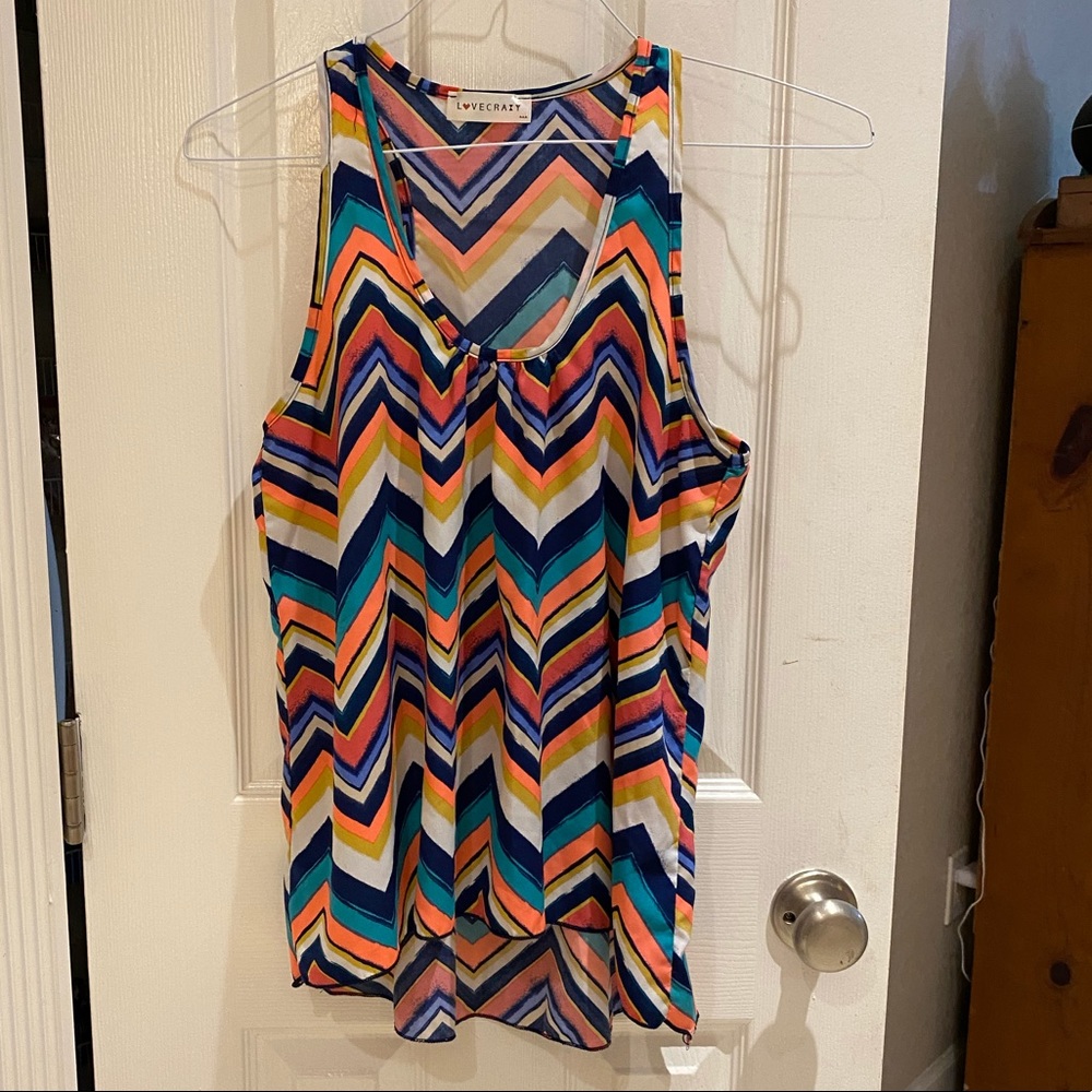 Striped tank top - Jr L - Lovecrazy